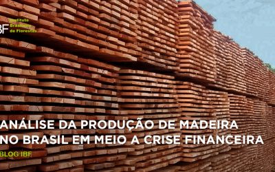 Análise da produção de madeira no Brasil em meio a crise financeira